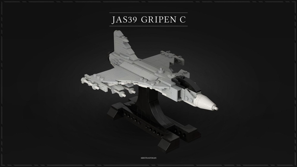 Lego JAS39 Gripen C - 1/72 Scale