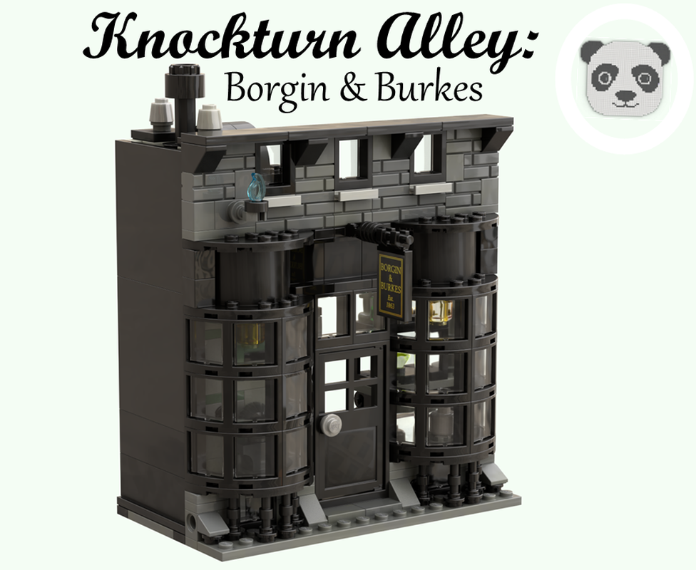 Lego Knockturn Alley - Borgin & Burkes and Floo Network