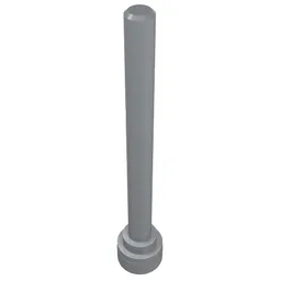 Antenna 1 x 4 with Flat Top / Light Bluish Gray
