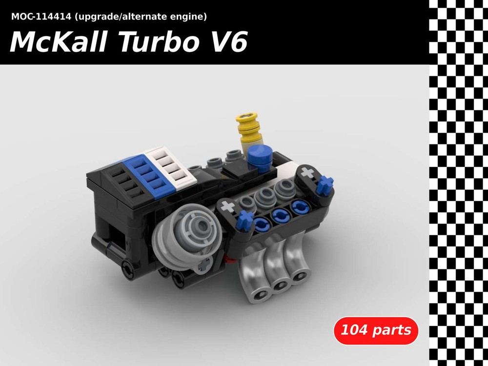 Lego McKall Turbo V6