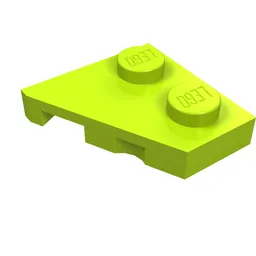 Wedge Plate 2 x 2 Right / Lime