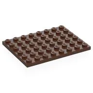 Plate 6 x 8 / Brown