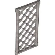 Window Pane Latticed 1 x 4 x 6 (Chain Link FEnce) / Flat Silver