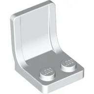 Seat / Chair 2 x 2 with Center Sprue Mark / White