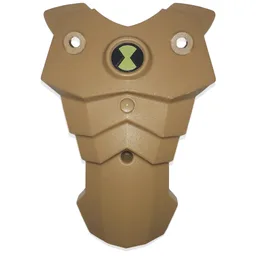 Large Figure Torso Cover, with Raised Center Circle and Ben 10 Print / Dark Tan