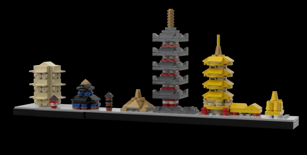 Lego Pagodas
