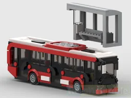 City Bus and Shelter