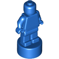 Lego Minifig Trophy Statuette / Blue