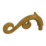 Lego Curled Decorative Ornament / Plant Vine with Bar / Pearl Gold