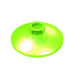 Dish 2 x 2 Inverted [Radar] / Trans-Bright Green