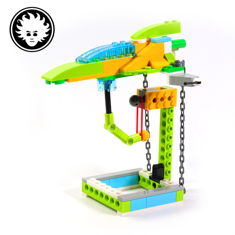 Lego Floating Spaceship (based on tensegrity)