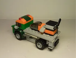 31043 Flatbed Truck w/Hovercraft