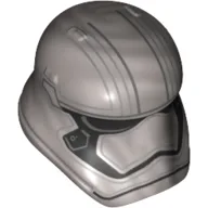 Helmet First Order Stormtrooper, Capitan Phasma - Pointed Mouth Print / Flat Silver