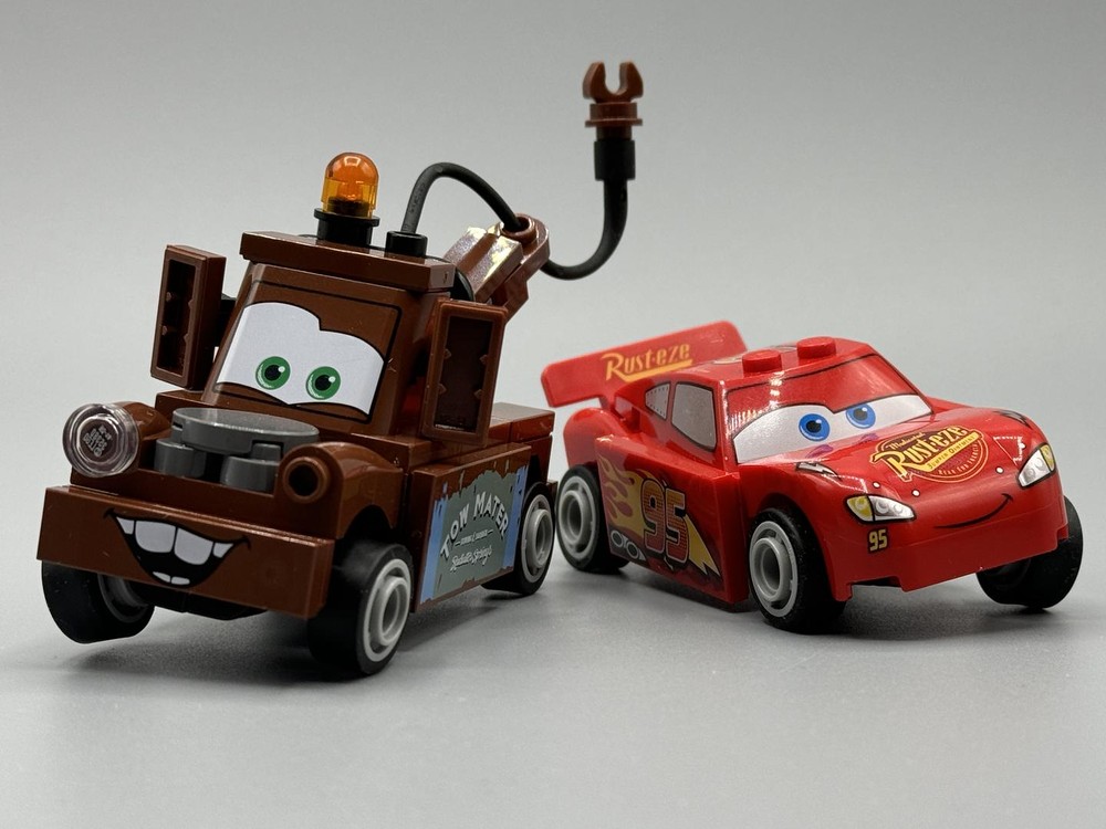 Lego Articulated/Posable Lightning McQueen and Mater – (Fan‑Made) Build Instructions