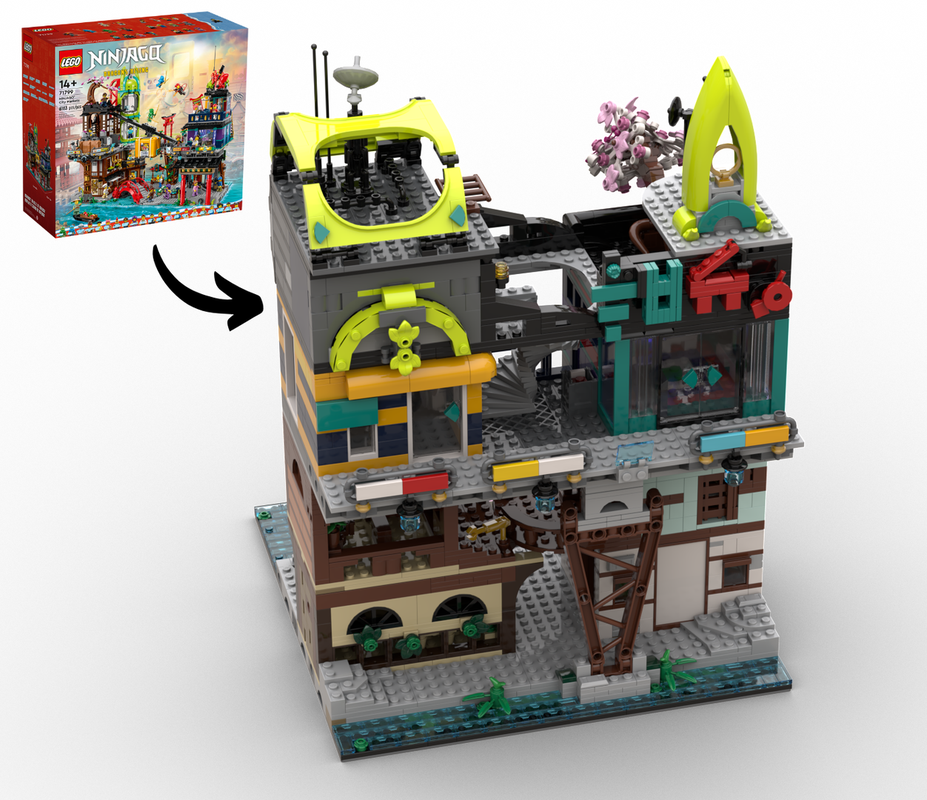 Lego Ninjago City Elevator Part II - 71799 Ninjago City Markets Alt