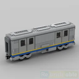 Santa fe passanger train - baggage car
