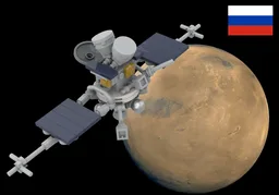 Mars 96 (Mars 8) Spacecraft, Surface Station, and Penetrator