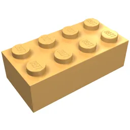Brick 2 x 4 / Light Orange