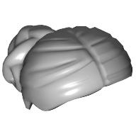 Lego Hair Elaborate Knot Bun / Light Bluish Gray