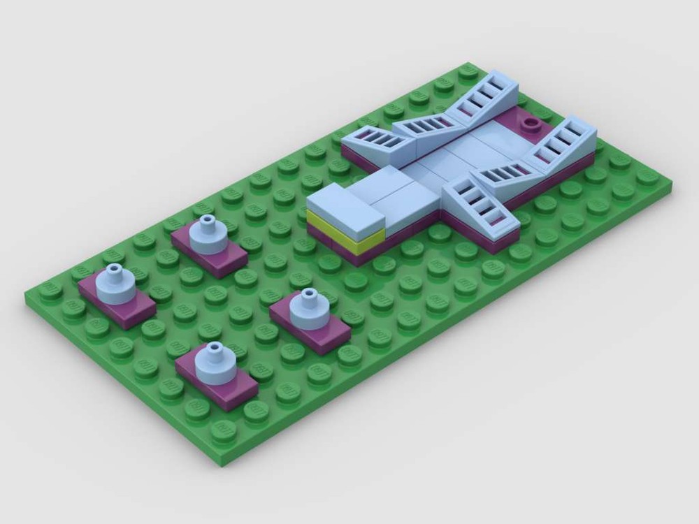 Lego 41857c01 Frame Rack with 4600 axle