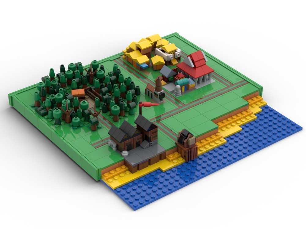 Lego Anno 1602 A.D. Starting Island (Scale2)
