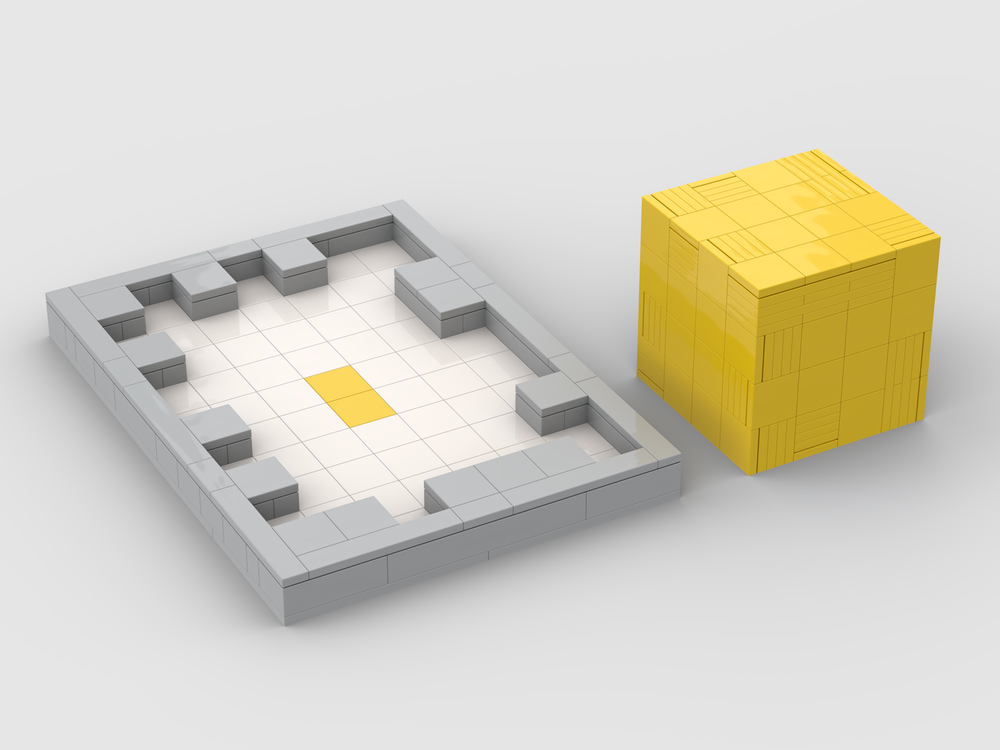 Lego Cube Puzzle #3 - Yellow