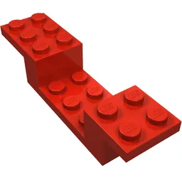 Bracket 8 x 2 x 1 1/3 / Red