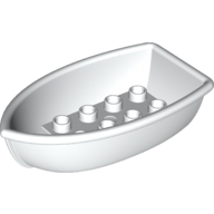 Lego Duplo Boat 4 x 7 / White