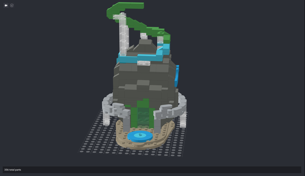 Lego Shrine from Tears of the Kingdom
