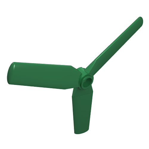Lego Propeller 3 Blade 9 Diameter / Green