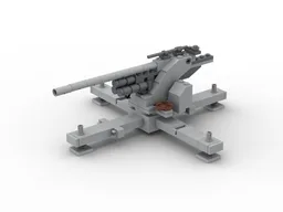 German WW2 Flugzeugabwehrkanone 36 MOC - Outdated
