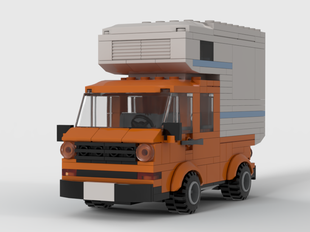 Lego VW-T3 Doka with Pickup Camper