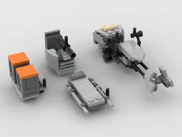 Imperial Speeder Bike with sidecar (3 modules)