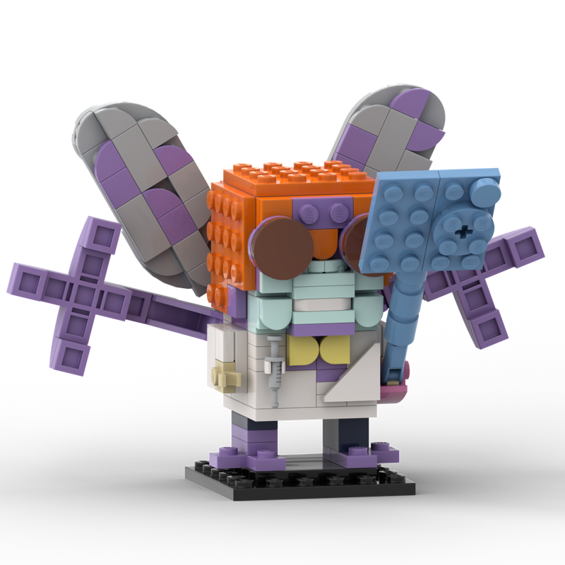 Lego Baxter Stockman Brickheadz (Playmates Version)