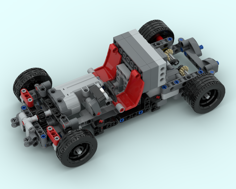 Lego High Speed Compact RC Car Chassis