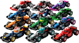 F1 Collectible Race Car - Complete - All Sets