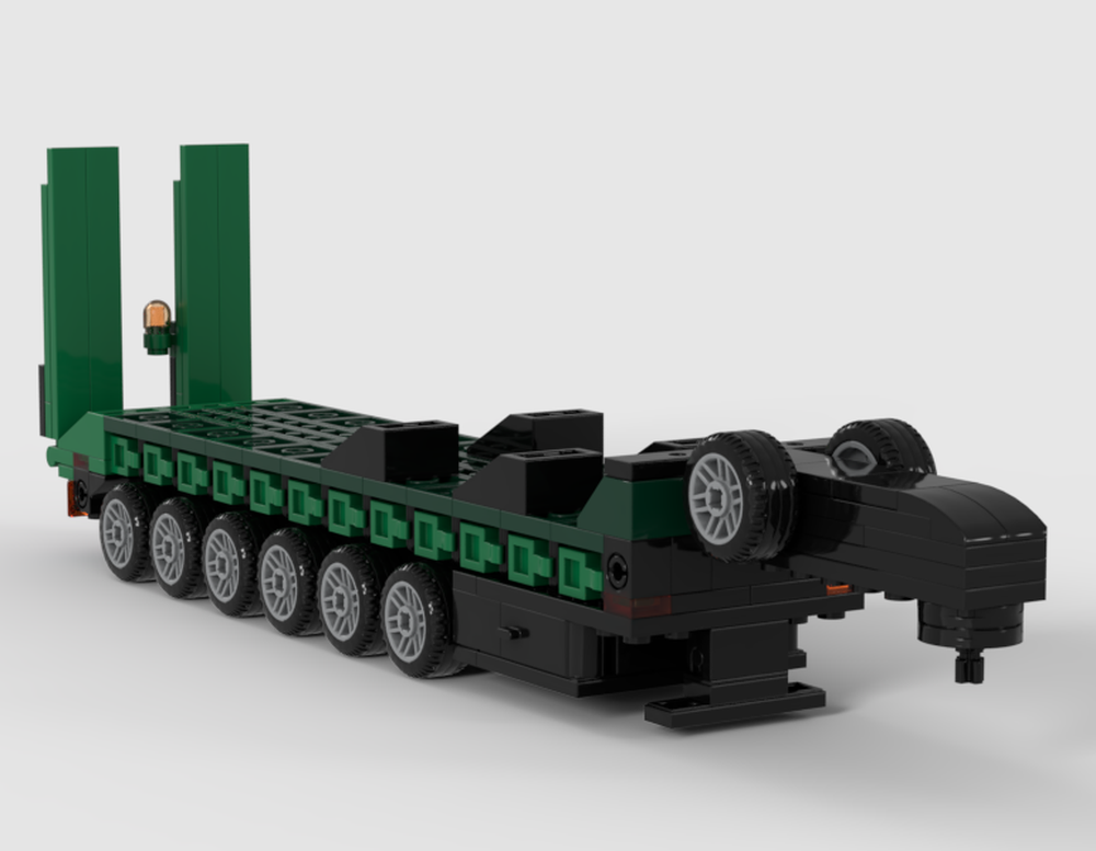 Lego City Army heavy transport trailer