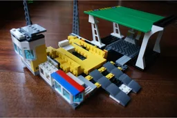 Mechanic with petrol station