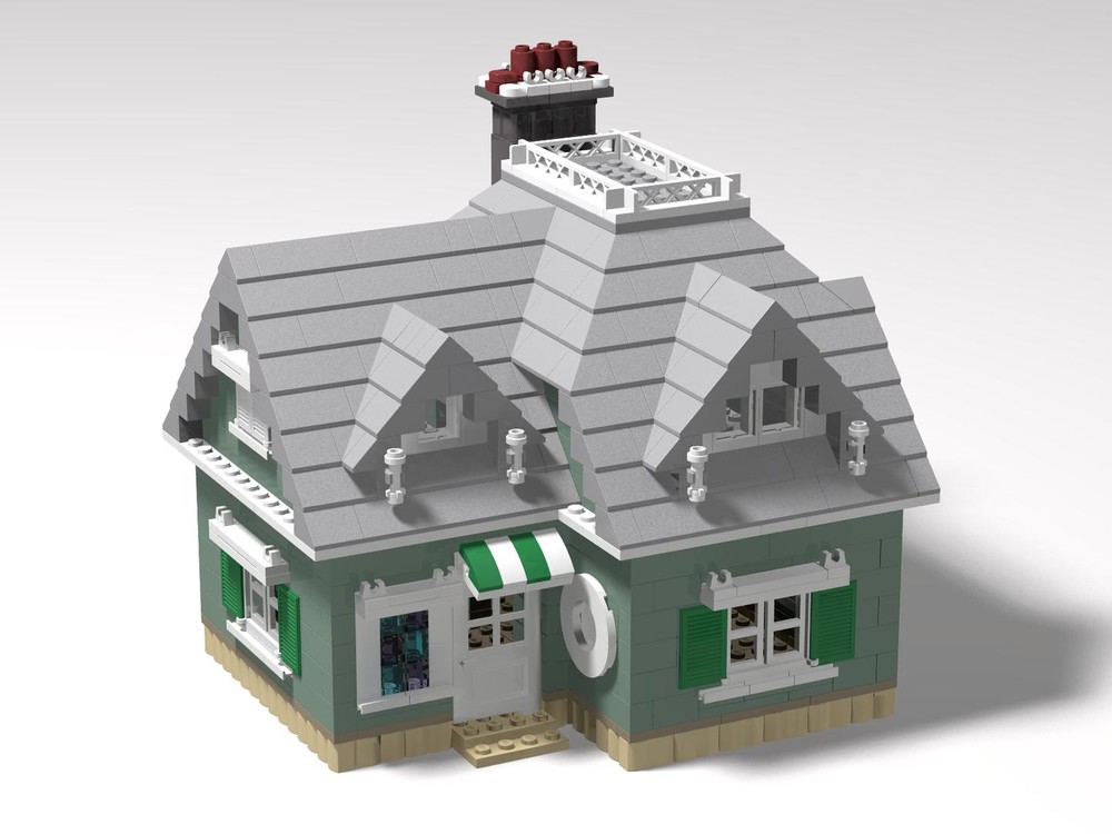 Lego Two-story Townhouse with opening floors