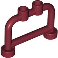 Lego Bar 1 x 4 x 2 with Studs / Dark Red