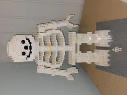 Big Sculpture Skeleton