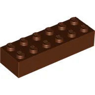 Brick 2 x 6 / Reddish Brown