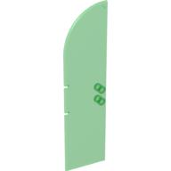 Lego Door 1 x 4 x 11 1/3 Arched Top / Trans-Green