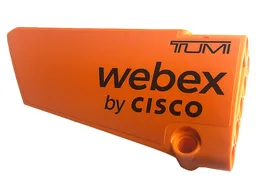 Technic, Panel Fairing #17 Large Smooth, Side A with Black 'TUMI' and 'webex by CISCO' Pattern (Sticker) - Set 42141