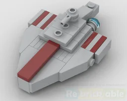 Miniature Acclamator (to-scale with Lucrehulk)