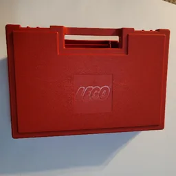 Storage Case, with Two Sliding Latches (Small) / Red