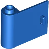 Door 1 x 3 x 2 Left - Open Between Top and Bottom Hinge / Blue