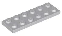Plate 2 x 6 / Light Bluish Gray