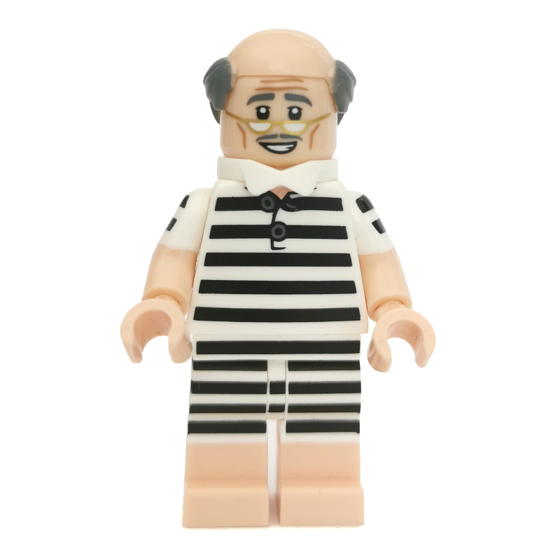 Lego Alfred Pennyworth, Balding, Swimsuit (CMF)