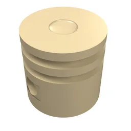 Technic Engine Piston Round / Tan